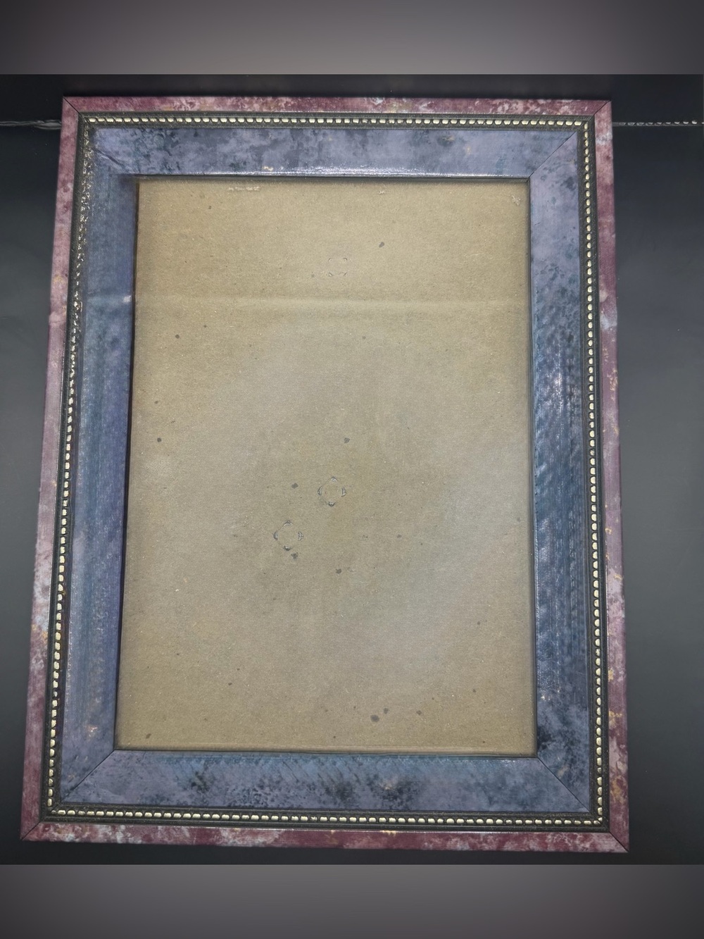 Vintage Whimsygoth Photo Frame in Blue and Purple